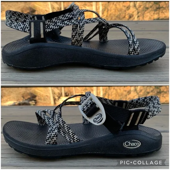 Chaco ZX/2 Classic Boost Black sandals size 9