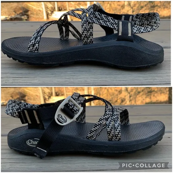 Chaco ZX/2 Classic Boost Black sandals size 9