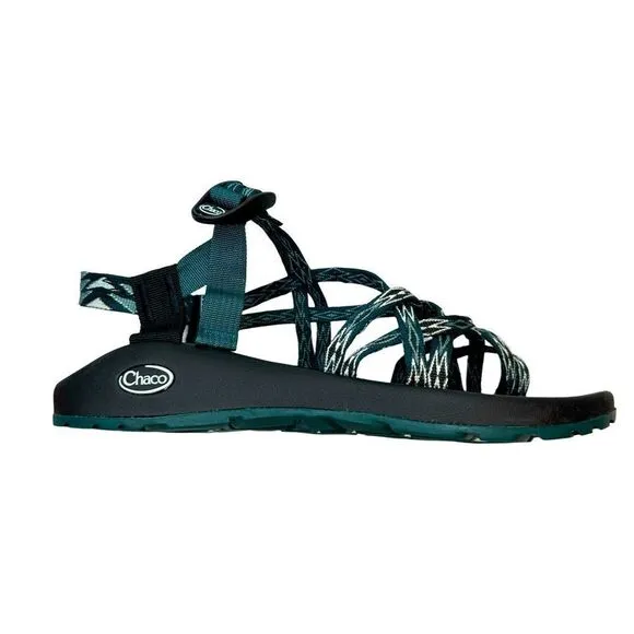 CHACO ZX/2 CLASSIC Angular Teal Pattern Sandals Size 11