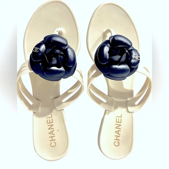 CHANEL CAMELLIA SANDALS