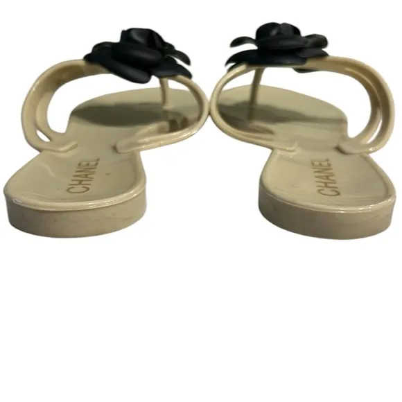 CHANEL CAMELLIA SANDALS