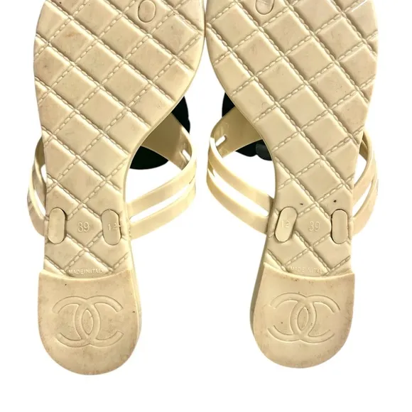 CHANEL CAMELLIA SANDALS