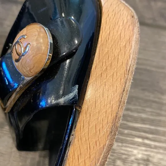 CHANEL Vintage Slides Karl Lagerfield 2002 Spring Collection 35.5 US Women's 5