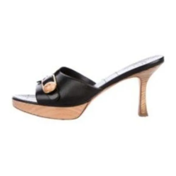 CHANEL Vintage Slides Karl Lagerfield 2002 Spring Collection 35.5 US Women's 5