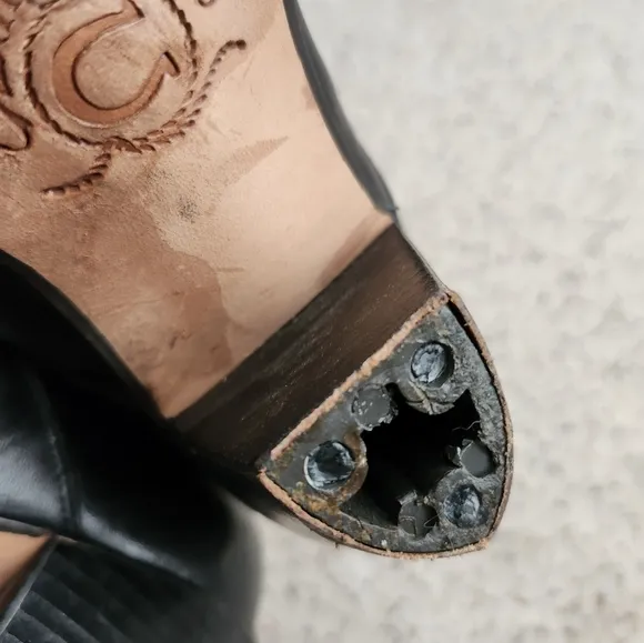 Charlie 1 Horse Black &amp; Teal Ankle Boots