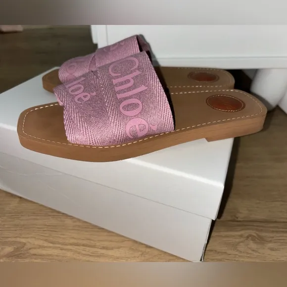Chloe Woody flat sandals