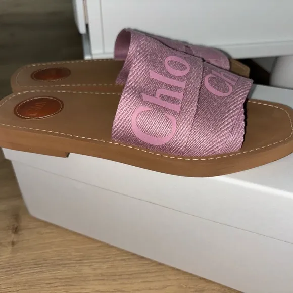 Chloe Woody flat sandals