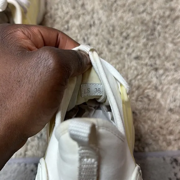 CHRISTIAN DIOR Technical Fabric Rubber Womens D-Connect Sneakers sz LS36