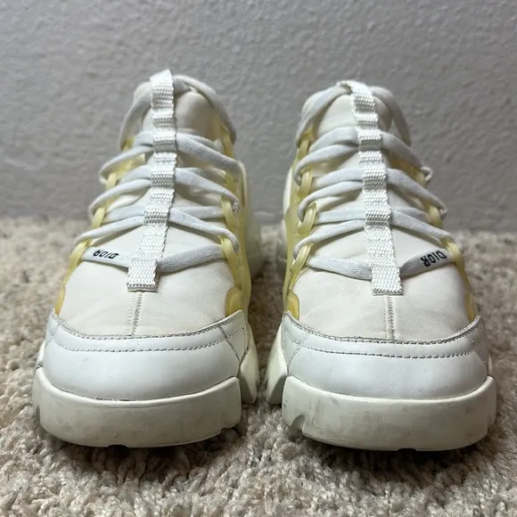 CHRISTIAN DIOR Technical Fabric Rubber Womens D-Connect Sneakers sz LS36