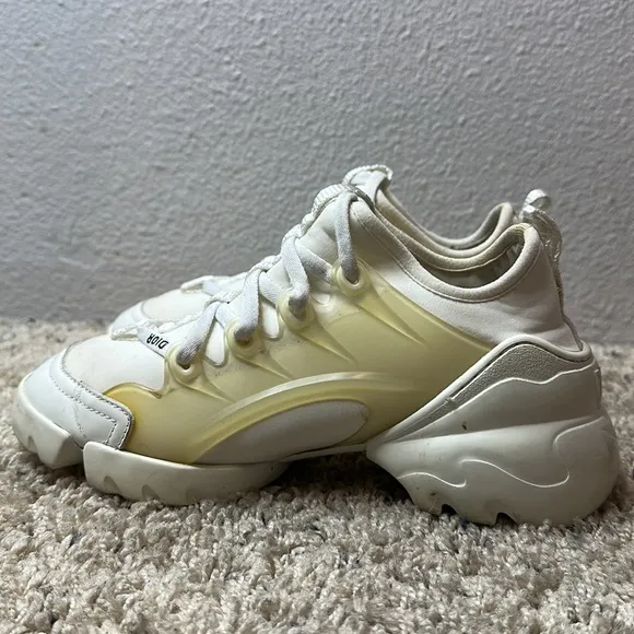 CHRISTIAN DIOR Technical Fabric Rubber Womens D-Connect Sneakers sz LS36