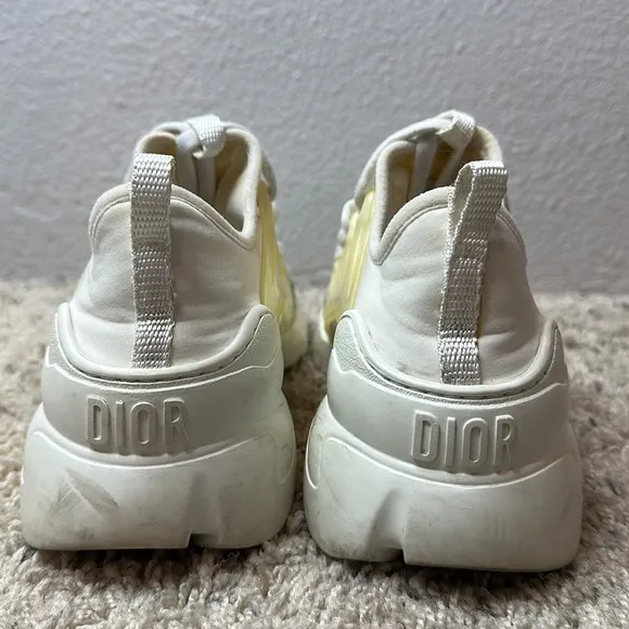 CHRISTIAN DIOR Technical Fabric Rubber Womens D-Connect Sneakers sz LS36