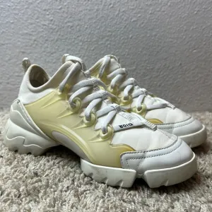CHRISTIAN DIOR Technical Fabric Rubber Womens D-Connect Sneakers sz LS36