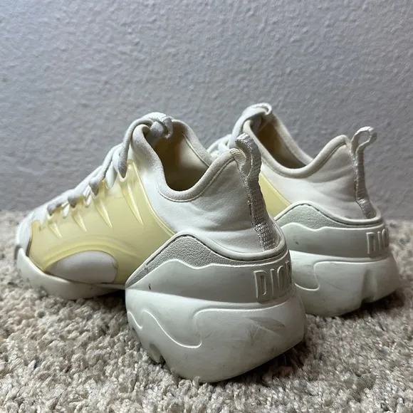 CHRISTIAN DIOR Technical Fabric Rubber Womens D-Connect Sneakers sz LS36