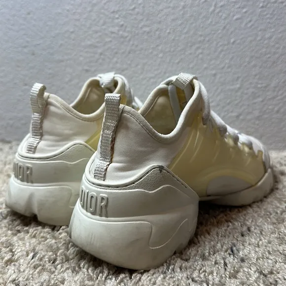 CHRISTIAN DIOR Technical Fabric Rubber Womens D-Connect Sneakers sz LS36
