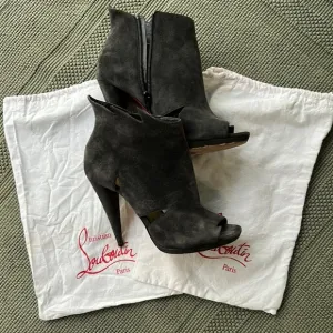 Christian Louboutin Black Suede Ankle Boots size 39