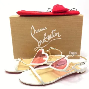 Christian Louboutin Cora Flat Heart Sandals 38