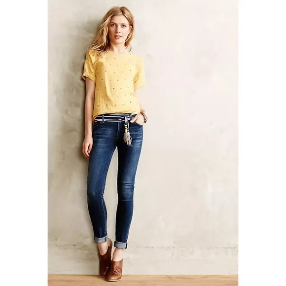 CITIZENS OF HUMANITY Spectrum Wash Denim Avedon Low Rise Skinny Leg Jeans sz 28