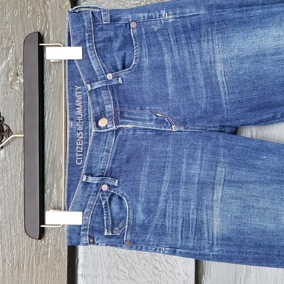 CITIZENS OF HUMANITY Spectrum Wash Denim Avedon Low Rise Skinny Leg Jeans sz 28