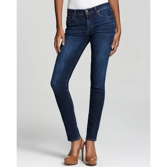 CITIZENS OF HUMANITY Spectrum Wash Denim Avedon Low Rise Skinny Leg Jeans sz 28