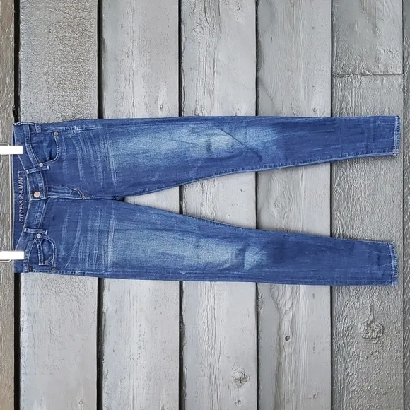 CITIZENS OF HUMANITY Spectrum Wash Denim Avedon Low Rise Skinny Leg Jeans sz 28