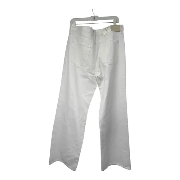 CITIZENS OF HUMANITYAnnina high-rise wide-leg organic jeans - white NWT