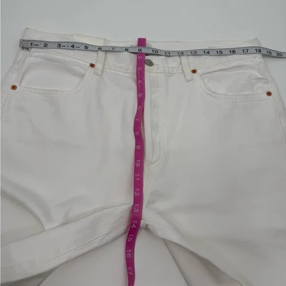 CITIZENS OF HUMANITYAnnina high-rise wide-leg organic jeans - white NWT