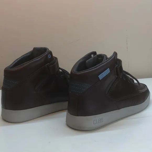 CLAE Brown Leather Boots Size 11.5