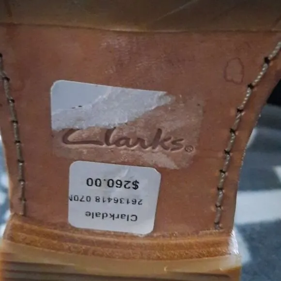 Clarkdale Clark's Black Suede Leather Side Zipper Knee High Riding Boots Size 7