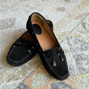 Clarks Artisan Women's Dunbar Cruiser Dark Brown Sueded Loafers women’s Size 9
