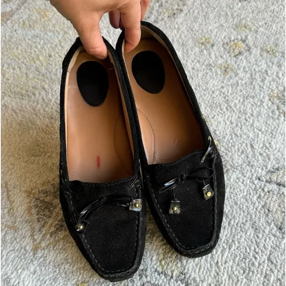 Clarks Artisan Women's Dunbar Cruiser Dark Brown Sueded Loafers women’s Size 9