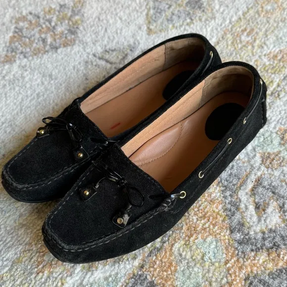 Clarks Artisan Women's Dunbar Cruiser Dark Brown Sueded Loafers women’s Size 9