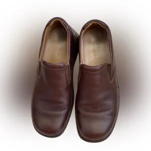 Clark's Blakeney Men's 37842 Brown Leather Slip-On Casual Loafers Shoes