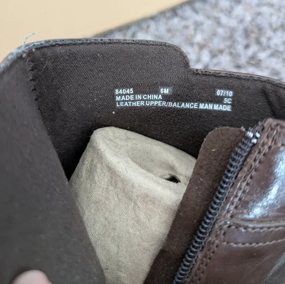 Clark’s Brown Leather Booties