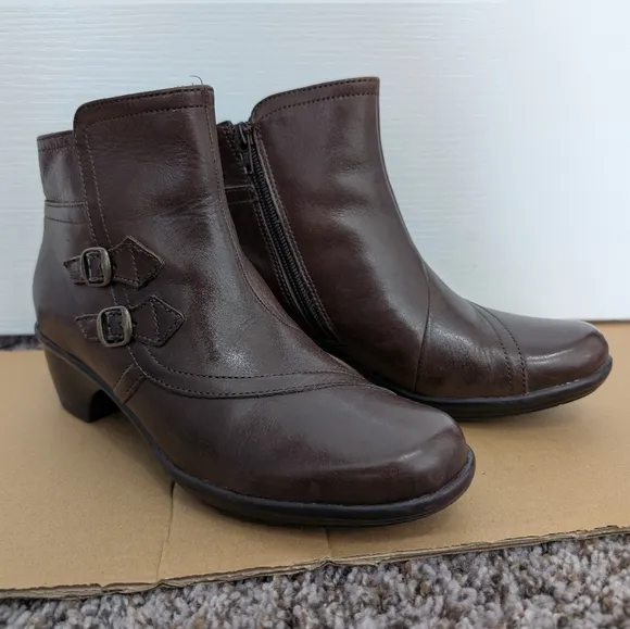 Clark’s Brown Leather Booties