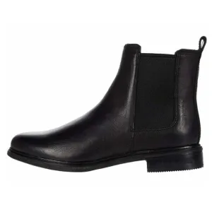 Clarks Clarkdale Arlo Leather Slip-On Chelsea Ankle Boots Round Toe Black Size 6