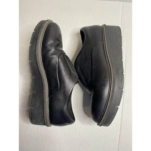 Clarks Collection Airabell Sky Slip On Loafers Women's Size 7 W Black Leather