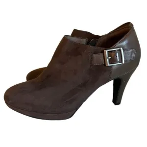 Clark’s Collection Sole Cushion leather ankle boots booties Women’s 8 NEW w tags