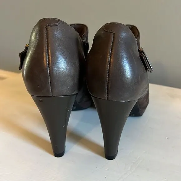 Clark’s Collection Sole Cushion leather ankle boots booties Women’s 8 NEW w tags