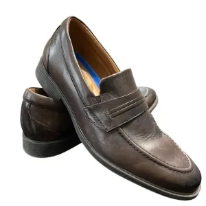 Clark’s Extreme Comfort Collection Brown Leather Loafers Shoes size 10.5