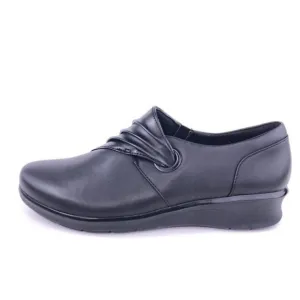 Clarks Hope Shine Black Leather Slip-on Loafers 7M