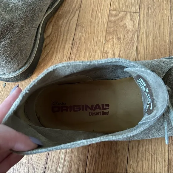Clark’s Men’s Buschacre 3 Chukka Boot Sand Waxy Tan Suede Size 10.5