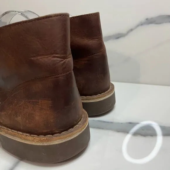 Clarks | Men's Classic Brown Leather Bushacre 3 Chukka Boots Sz 10