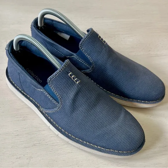 Clarks Men's Forge Free Loafer Navy Blue Size 8