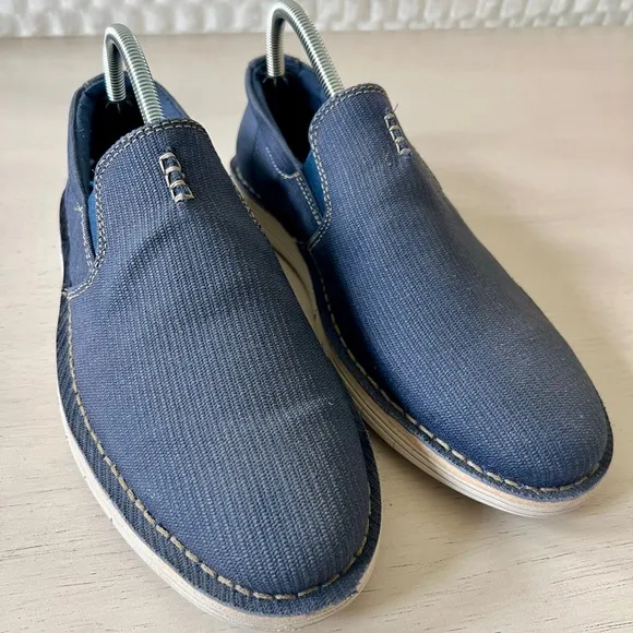 Clarks Men's Forge Free Loafer Navy Blue Size 8