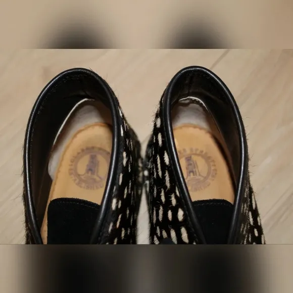 Clarks Original faux fur suede Desert Boots animal print
