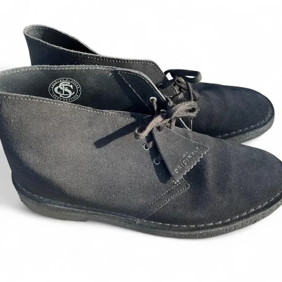 Clarks Originals Desert Boots Suede Leather Lace Up Casual Shoes