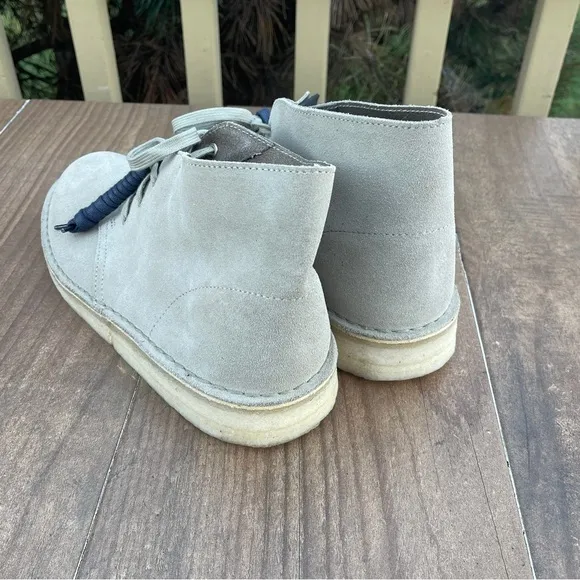 Clarks Originals Desert Coal Boots Stone Suede 9.5M