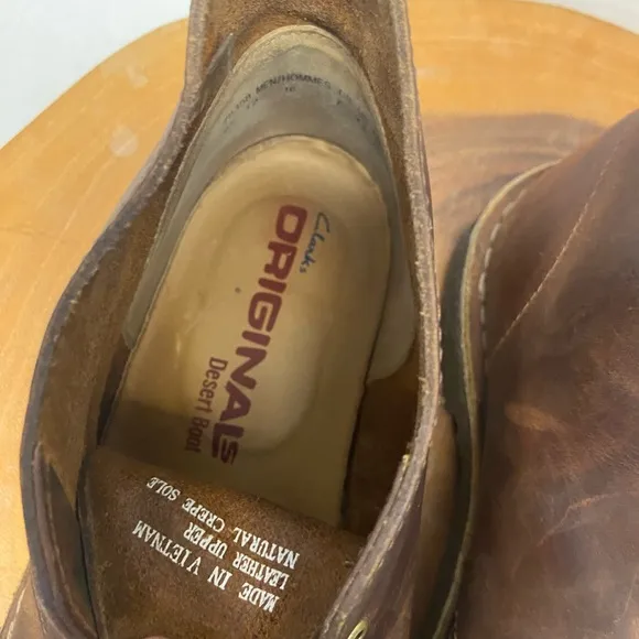 Clarks Originals Leather Boots