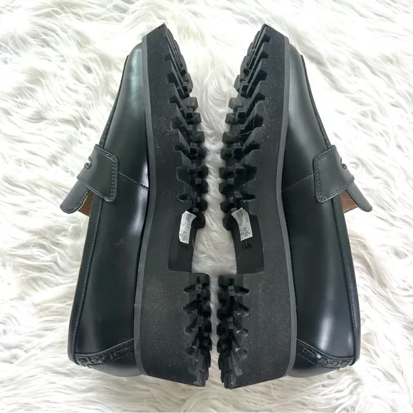 Clarks Stayso Edge Black Leather New
