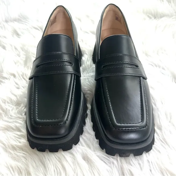Clarks Stayso Edge Black Leather New